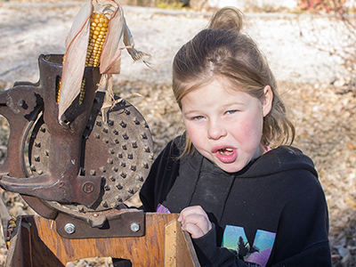Shelling corn